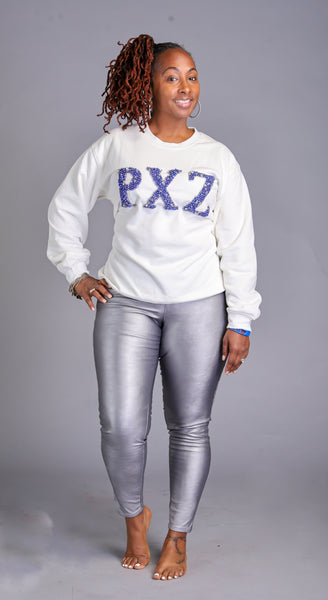 ΖΦΒ 1920 Pearl Embellished Sweatshirt – Zoeticcouture