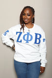 ΖΦΒ Custom Chapter White Sweatshirt