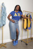 ΣΓΡ Custom Chapter Tee Blue Tee Shirt