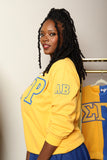 ΣΓΡ Gold Colorblock Sweatshirt