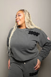 AKA Black 1908 Monochromatic Crew Neck