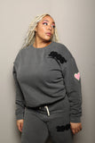 AKA Black 1908 Monochromatic Crew Neck