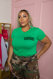 AKA Green 1908 Monochromatic Tee Shirt