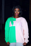 AKA Color Block Sweatshirt