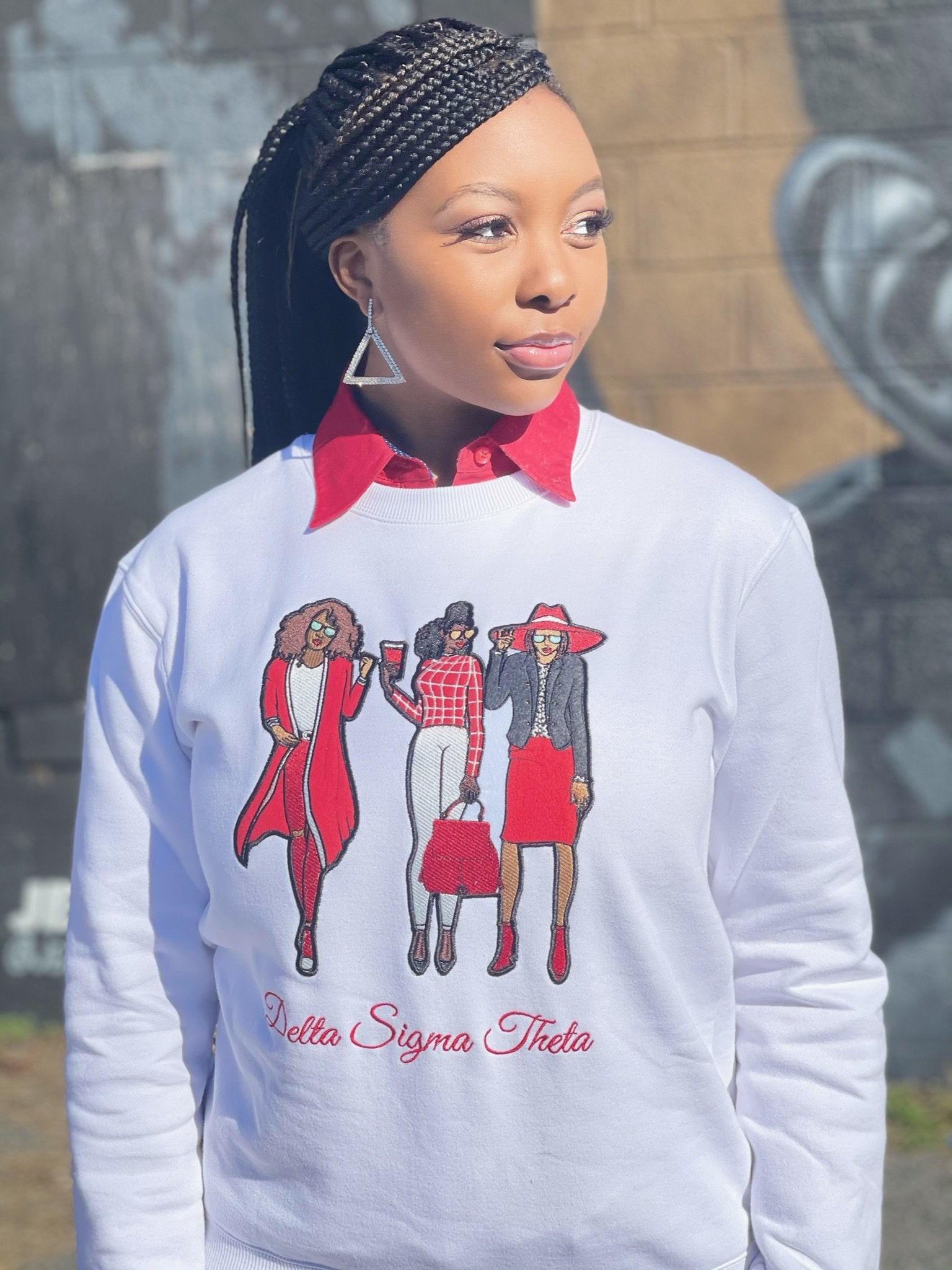 Delta Sigma Theta Sorority, Inc. Sister Sister Sweatshirt
