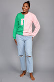 AKA Custom Chapter Colorblock Sweatshirt