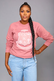 AKA Mauve Monochromatic Sweatshirt